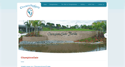 Desktop Screenshot of championsgate.com
