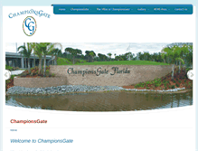 Tablet Screenshot of championsgate.com